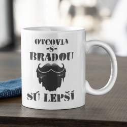 Hrnček Otcovia s bradou sú...