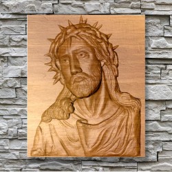 Drevený obraz - Ježiš